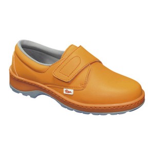 SAPATO C/ VELCRO MILAN-SC LARANJA (SRC+01+FO)